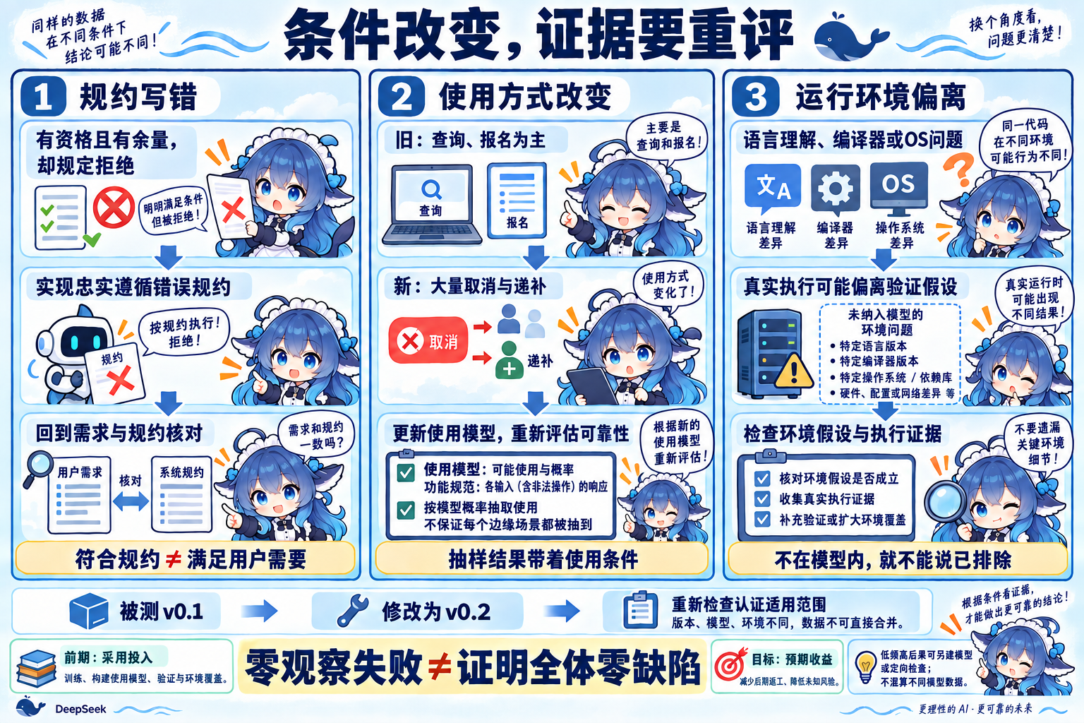 规约使用模型运行环境和版本变化分别限制哪种证据